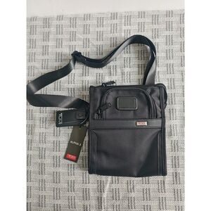 Tumi Men's Black Vertical Ballistic Nylon Shoulder Bag